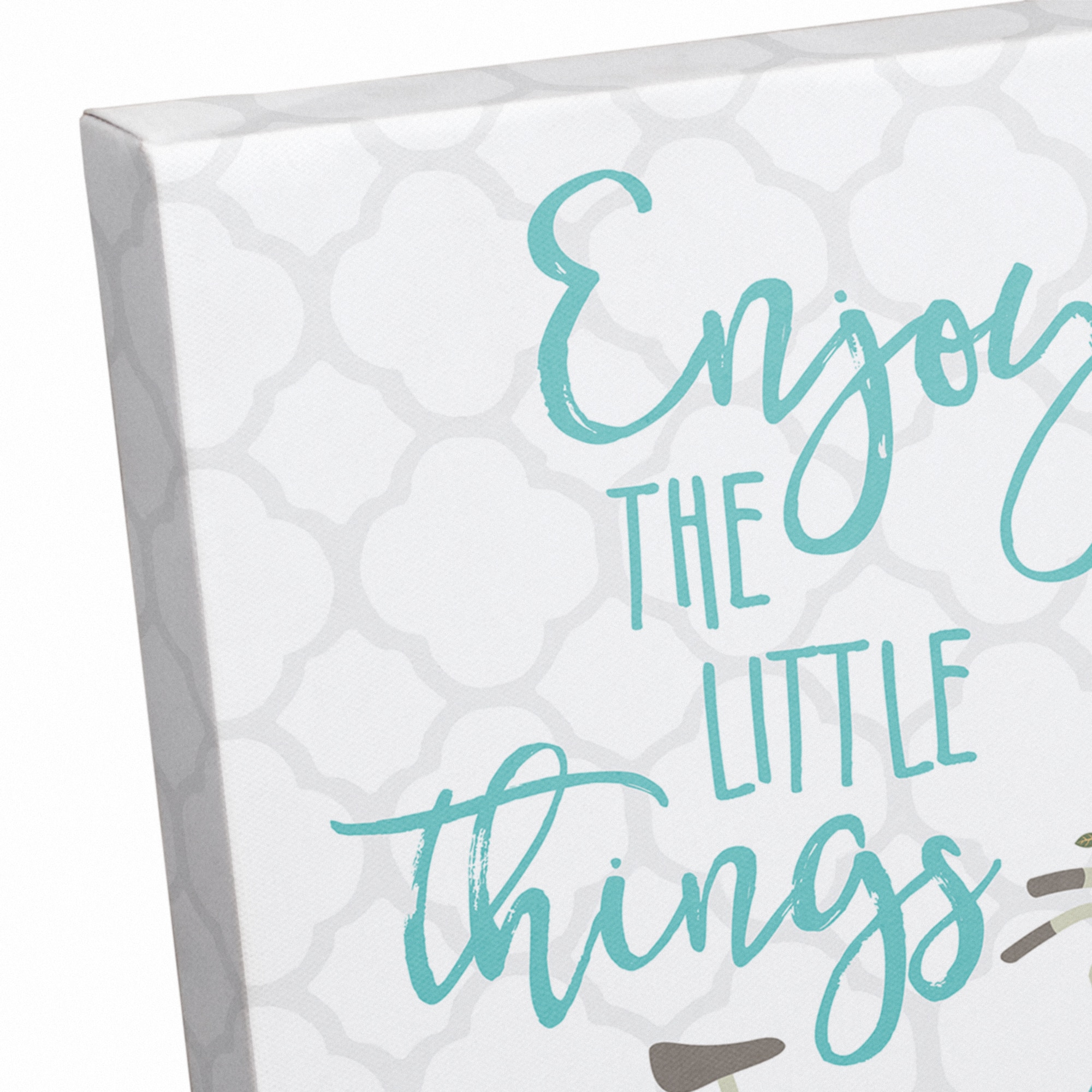 Enjoy the Little Things Canvas Wall Art
